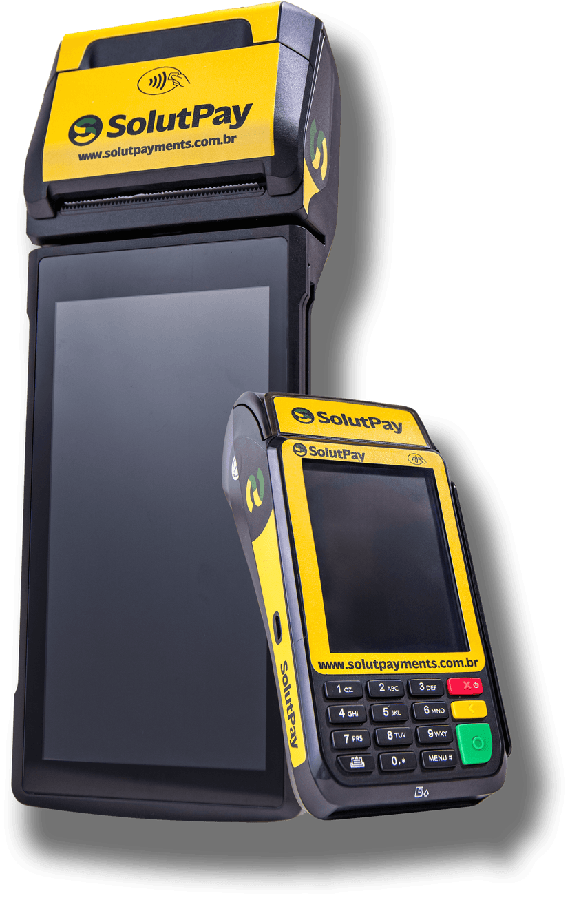 Maquininhas e terminal de pagamento SolutPay